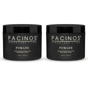 Pacinos Pomade Firm Flexible Hold 4 Oz (Pack of 2)